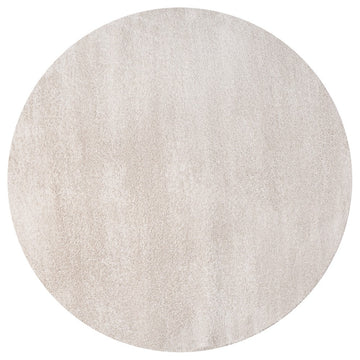 Haze Solid Low-pile Area Rug Ivory